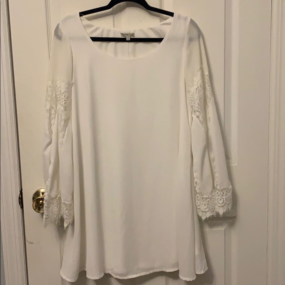 Charlotte Russe white flowy dress
